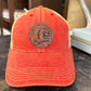 Auburn Bulldogs Leather Baseball Hat