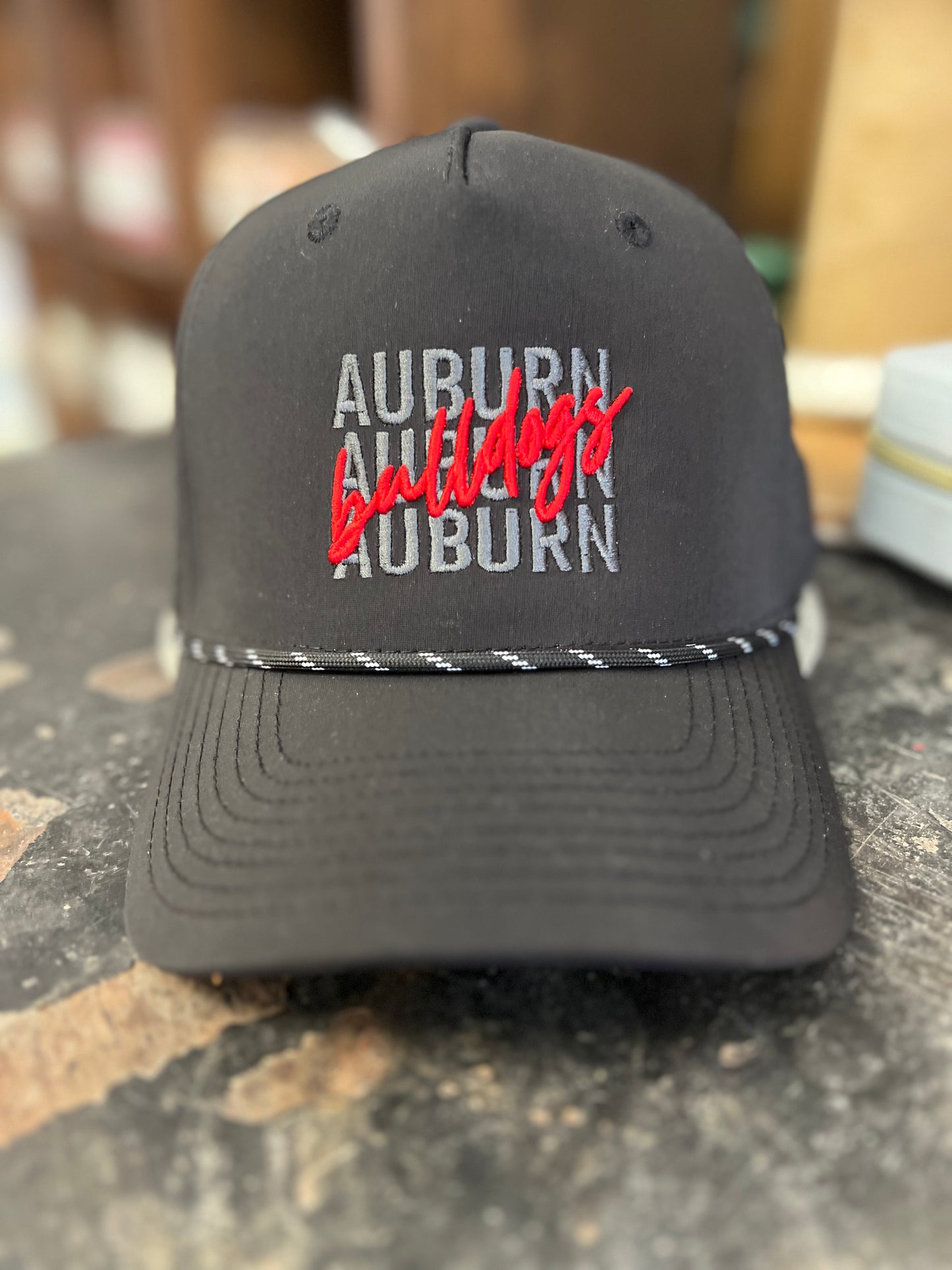 Auburn Triple Bulldogs Rope Hat