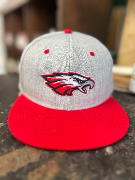 JB Eagles Head 6 Panel Snapback Hat