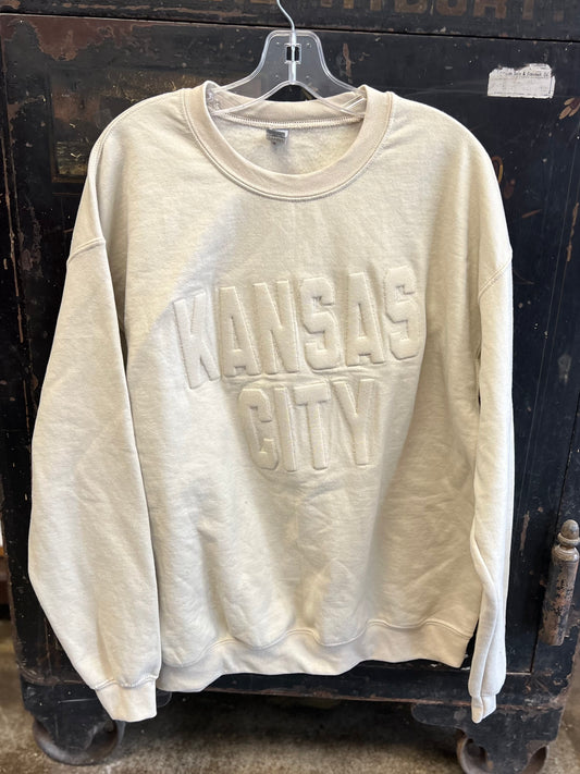 Kansas City Embossed Crewneck - L