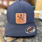 It's Rude To Point Leather Patch Flexfit Hat - S/M