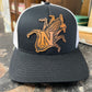 Nebraska Corn Cob Leather Patch Trucker Hat