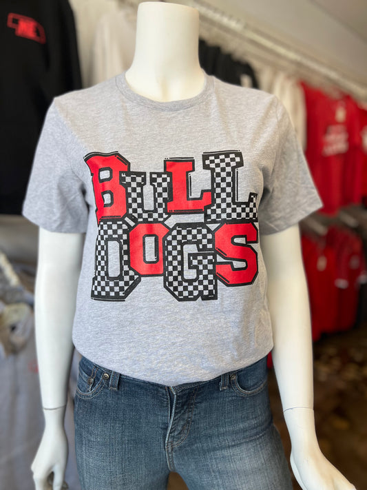 Checkered Bulldogs B & C Tee
