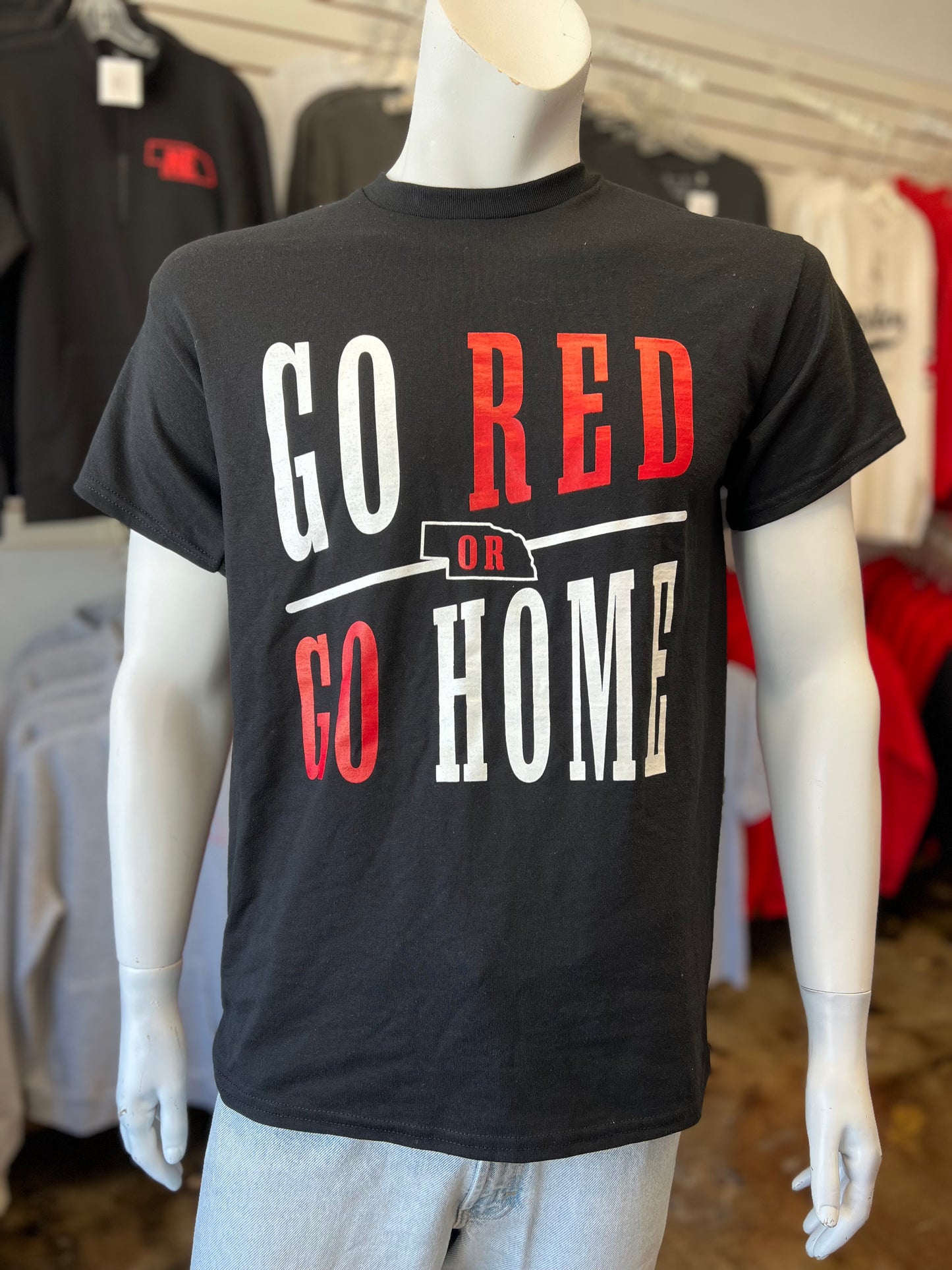 Go Red Or Go Home Gildan Tee