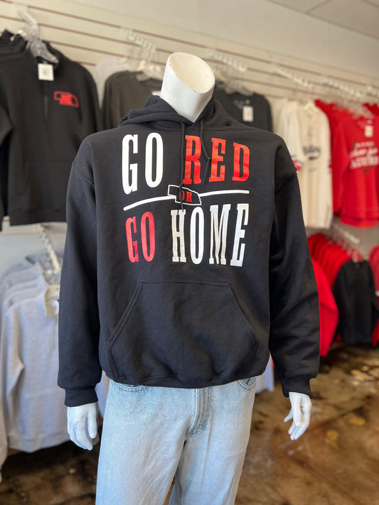 Go Red Or Go Home Gildan Hoodie