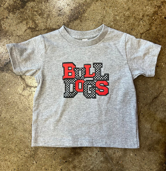 Checkered Bulldogs Tee Toddler