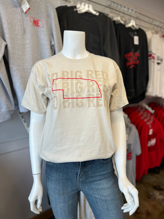 Triple Go Big Red Gildan Tee Youth