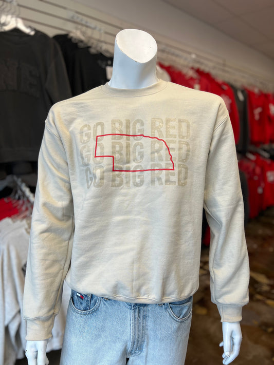 Triple Go Big Red Crewneck