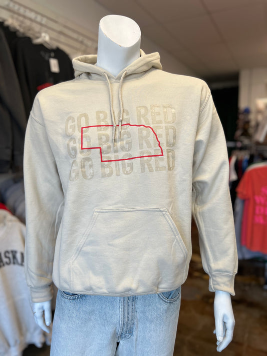 Triple Go Big Red Hoodie