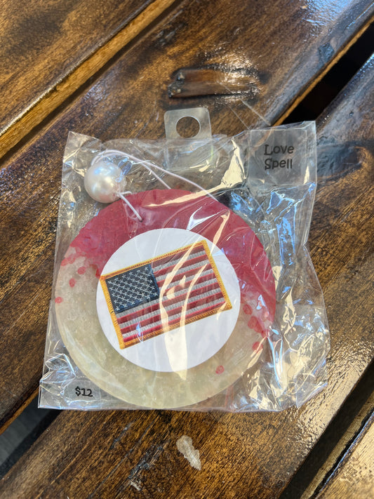 American Flag Freshie - Love Spell
