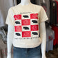 Checkered NE The Volleyball State CC Tee