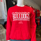 Bulldogs Checkered/Puff Crewneck Youth