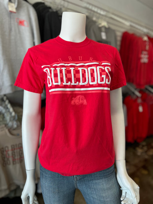 Bulldog Checkered/Puff CC Tee