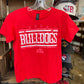Bulldog Checkered/Puff Tee Youth