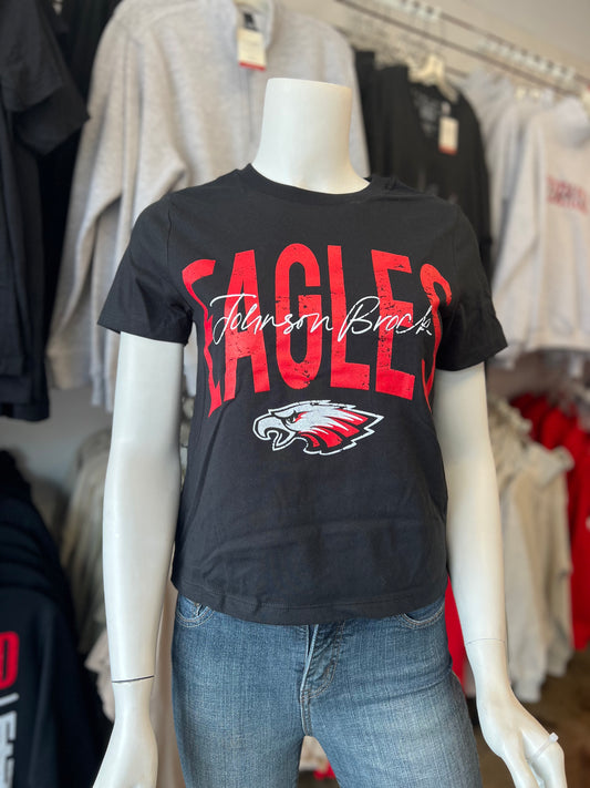 Eagles Overlay Crop Top Tee