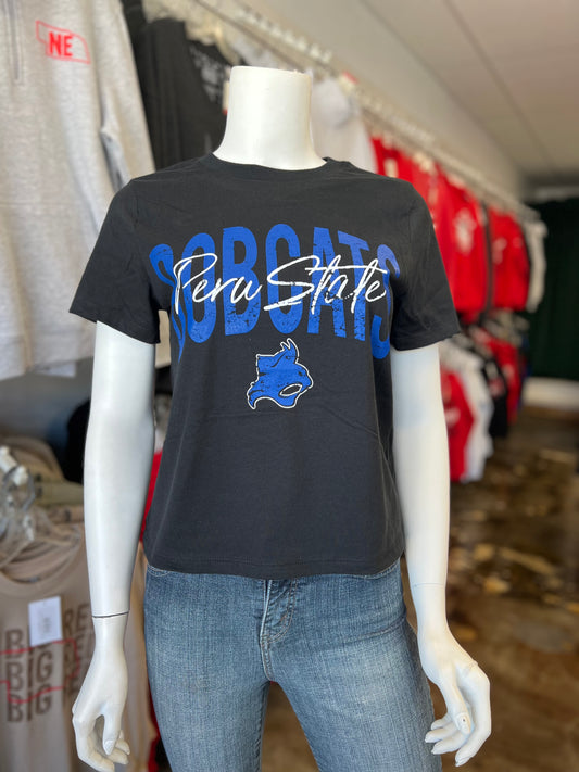 PSC Bobcats Overlay Crop Top