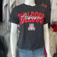 Bulldog Overlay Design Crop Top