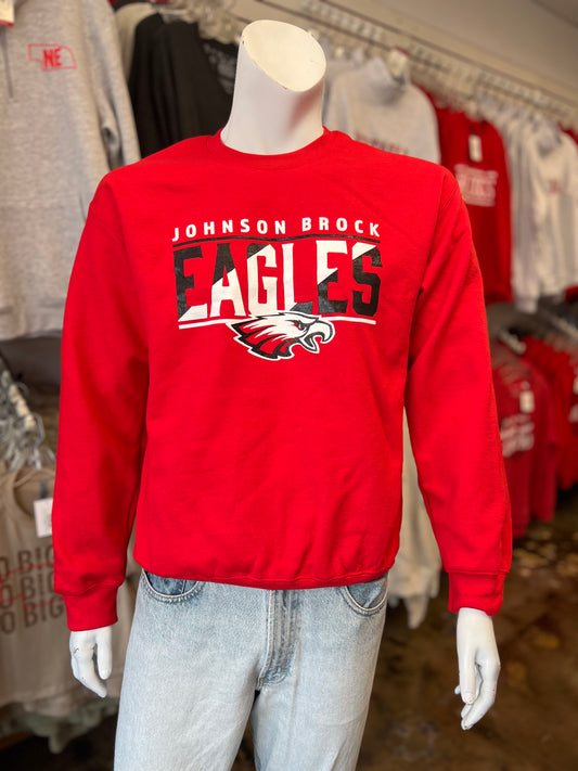 Eagles Slant Design Crewneck