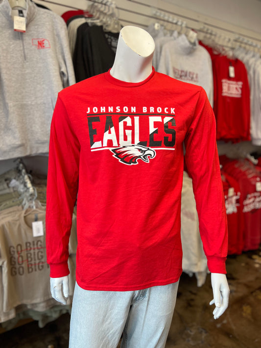 Eagles Slant Design LS Tee