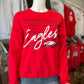 Johnson-Brock Eagles Line Design Crewneck