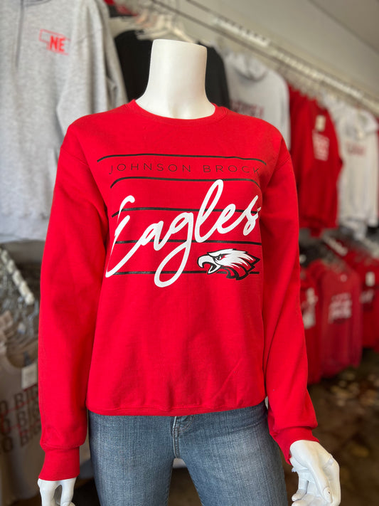 Johnson-Brock Eagles Line Design Crewneck
