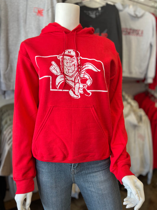 NE Football Corn Cob Gildan Hoodie