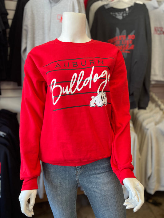 Bulldogs Line Design Crewneck