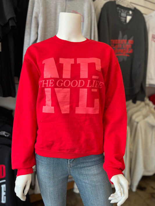 Oversized NE Gildan Crewneck