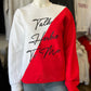 Talk Herbie To Me Diagonal Slant Crewneck