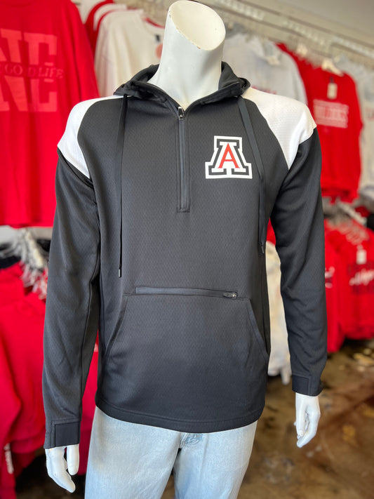 Auburn Faded Circle Design Qtr Zip