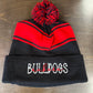 Auburn Bulldogs Overlay Beanie With Pom
