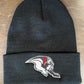 Bulldog Black Beanie