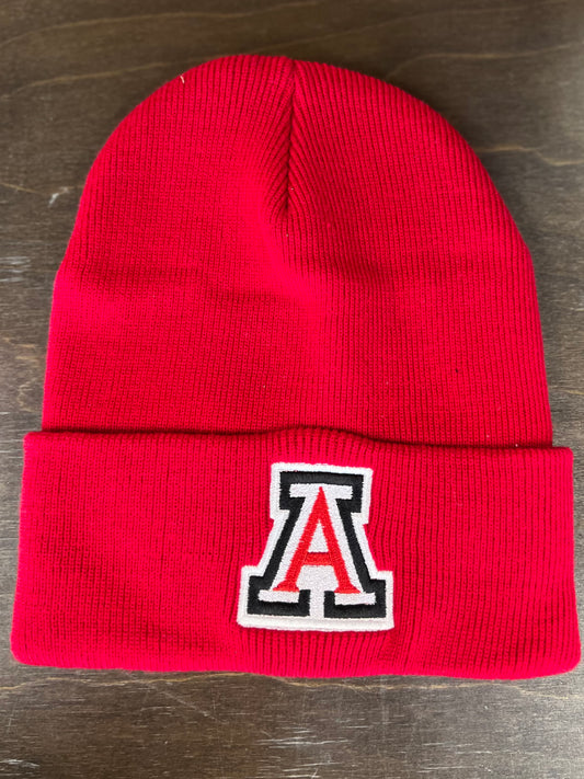 Auburn A Beanie - Red
