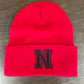 Nebraska N Red Beanie