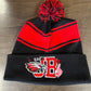JB Collage Beanie With Pom