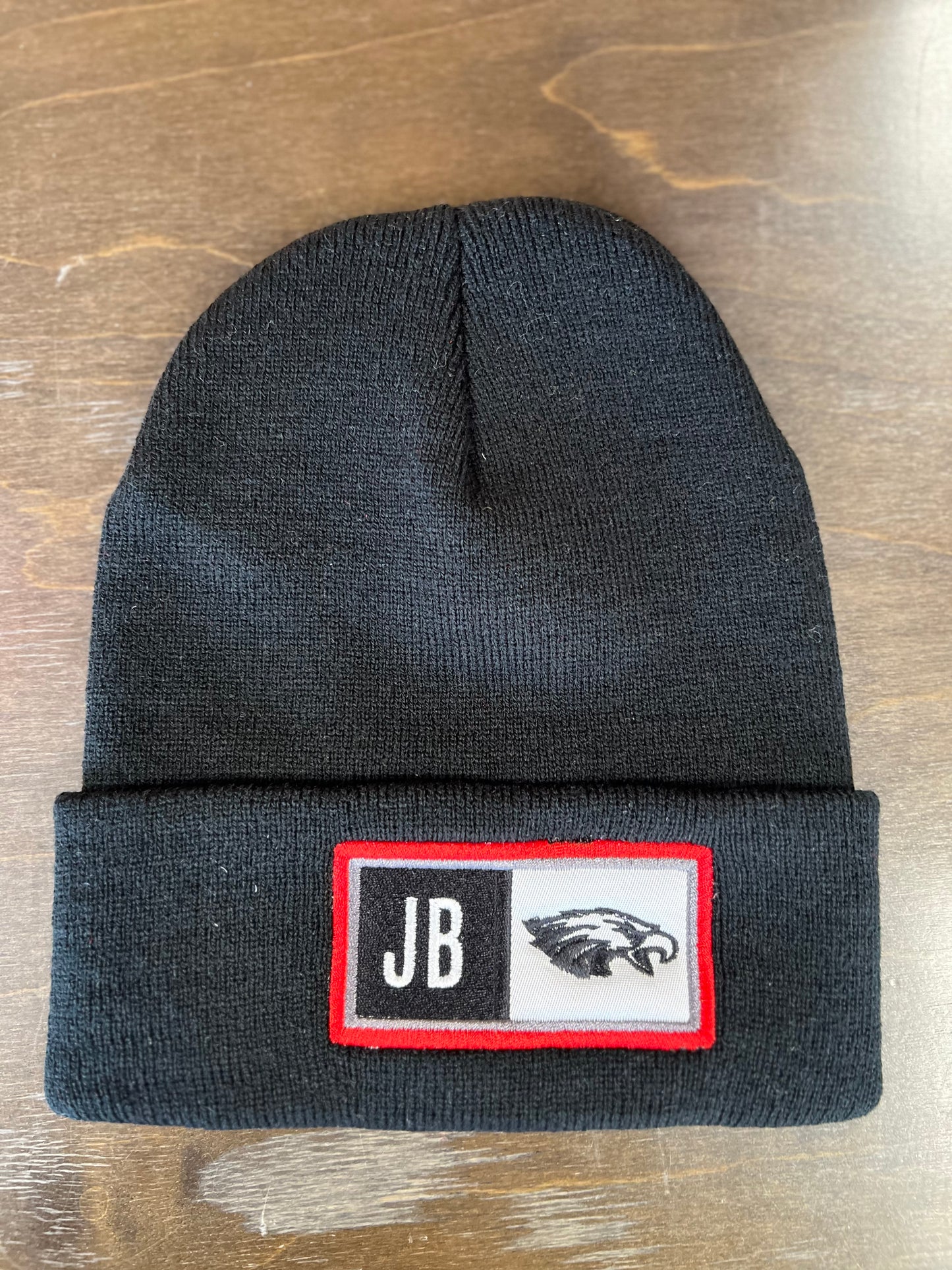 JB Block Patch Beanie