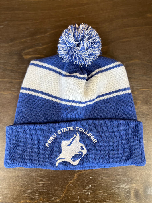 PSC Bobcats Beanie With Pom