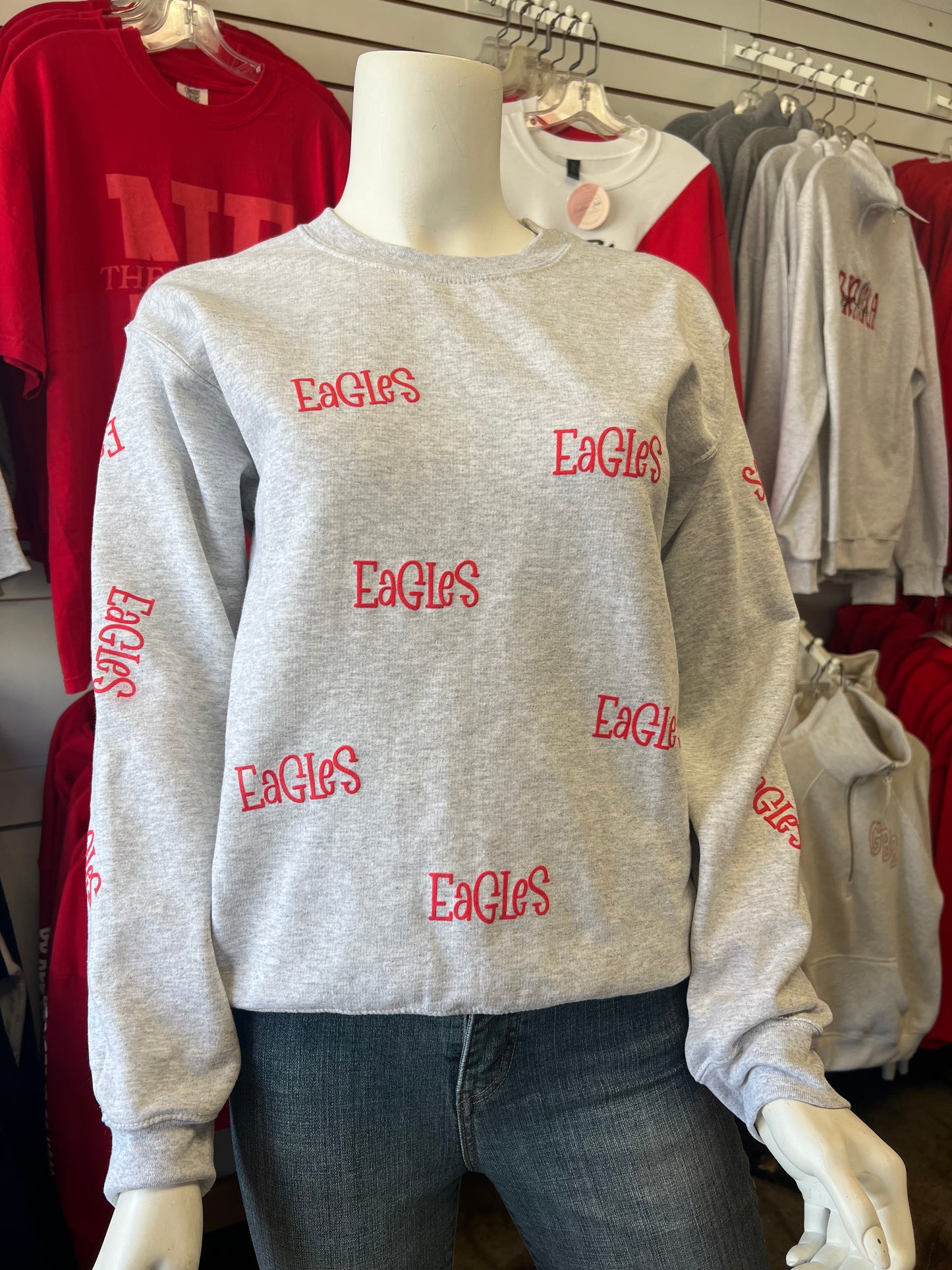 Eagles All-Over Gildan Crewneck