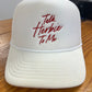 Talk Herbie To Me White Rope Hat