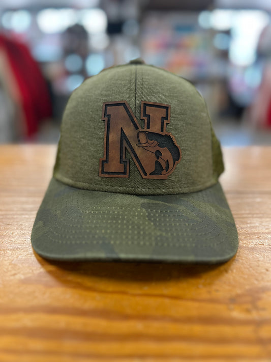 Nebraska Bass Camo Trucker Hat