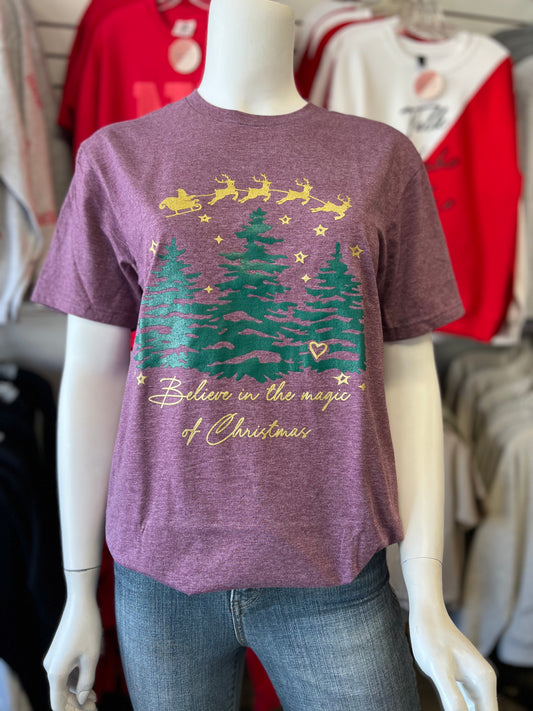 Believe In The Magic Of Christmas B&C Tee