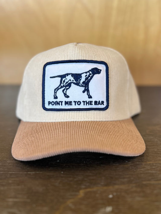 Point Me To The Bar Corduroy Hat
