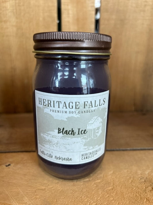 Heritage Falls Candle - Black Ice