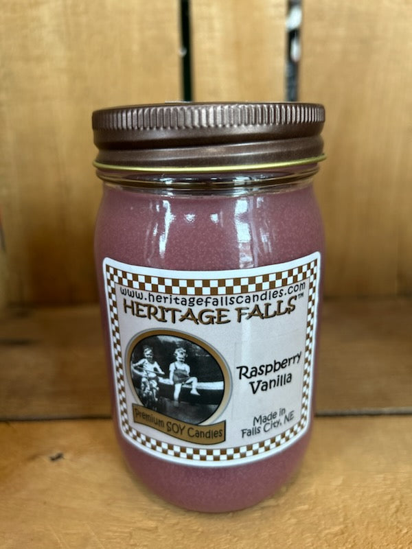 Heritage Falls Candle - Raspberry Vanilla