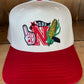 Nebraska Collage  Hat - Red/Stone