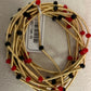 Red, Black, Gold Bundle Bracelet