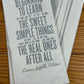 Sweet Simple Things of Life - Dish Towel