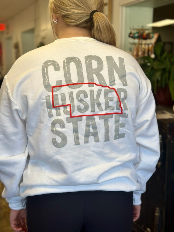 The Cornhusker State Unisex Pocket Crewneck