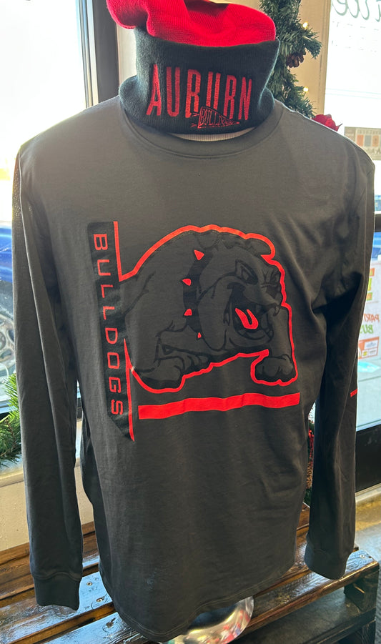 Auburn Charcoal Nike L/S