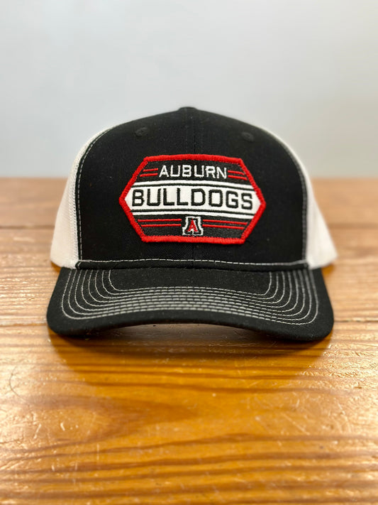 Auburn Bulldogs Striped Patch Trucker Hat